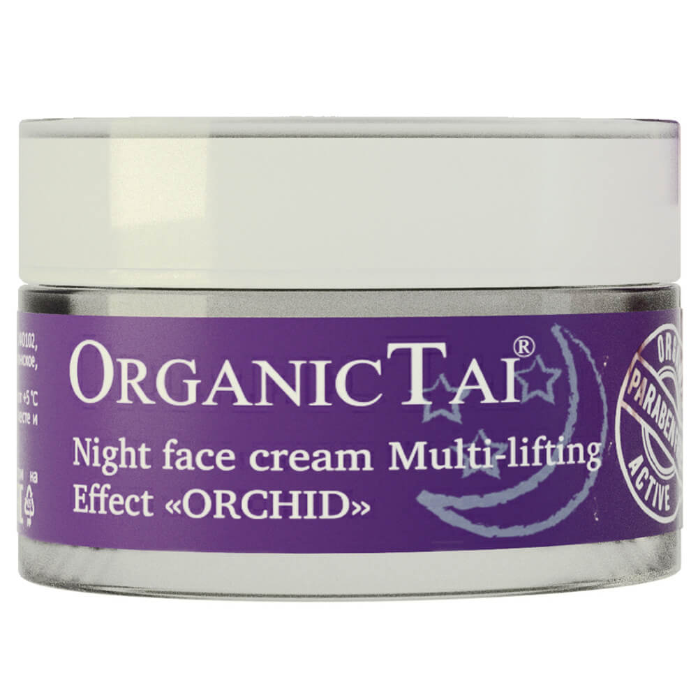 Ночной крем для лица мульти-лифтинг эффект «Орхидея» от Organic Tai